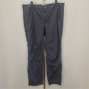 Marmot Mens Hiking Pants Nylon Charcoal 40x31